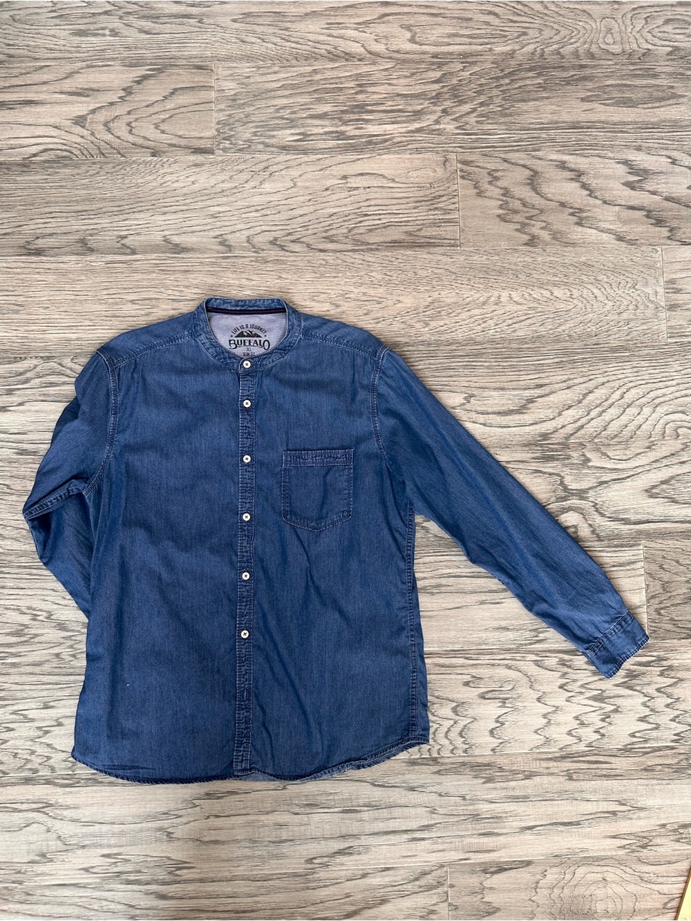 Buffalo David Bitton Indigo Denim Button-Down Shirt